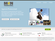 Tablet Screenshot of mn-promocional.com